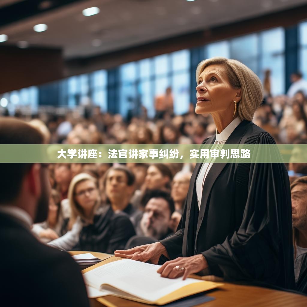 大学讲座:法官讲家事纠纷,实用审判思路 大学讲座:法官讲家事纠纷,实用审判思路